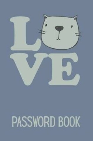 Cover of Love Cats Password Book