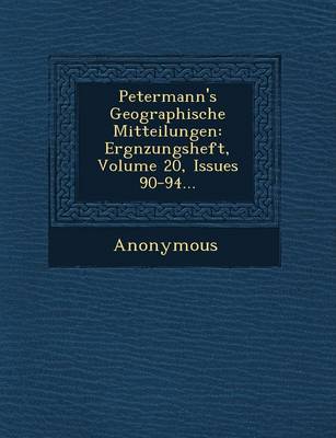 Book cover for Petermann's Geographische Mitteilungen