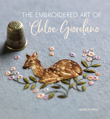 Book cover for The Embroidered Art of Chloe Giordano