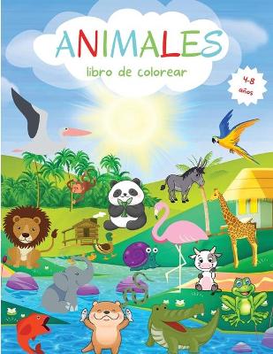 Book cover for Animales Libro de Colorear