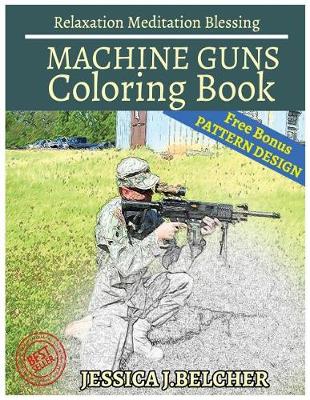 Book cover for Machine Guns Coloring Books