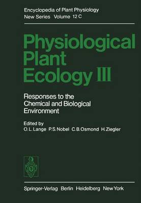 Cover of Physiological Plant Ecology III