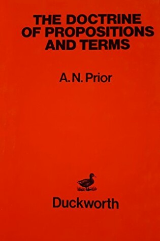 Cover of The Doctrine of Propositions and Terms