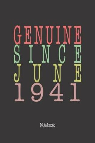 Cover of Genuine Since June 1941