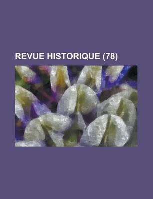 Book cover for Revue Historique (78)