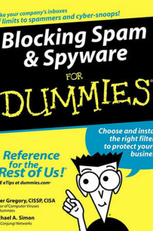 Cover of Blocking Spam and Spyware For Dummies