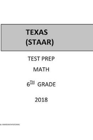 Cover of 6th Grade STAAR Test Prep