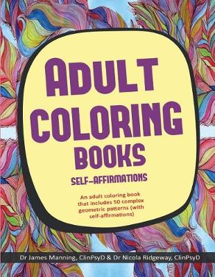 Book cover for Adult Coloring Books (Self-Affirmations)