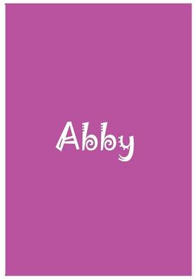 Book cover for Abby - Personalized Notebook