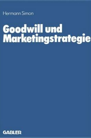 Cover of Goodwill und Marketingstrategie