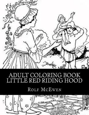 Book cover for Adult Coloring Book - Little Red Riding Hood