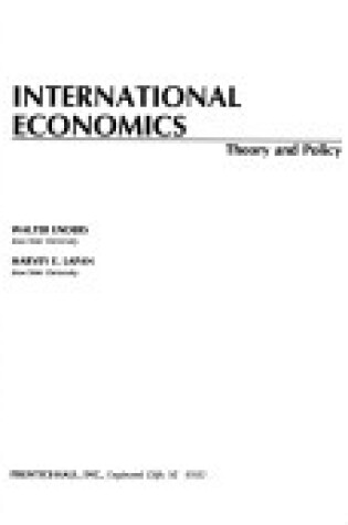 Cover of International Economics