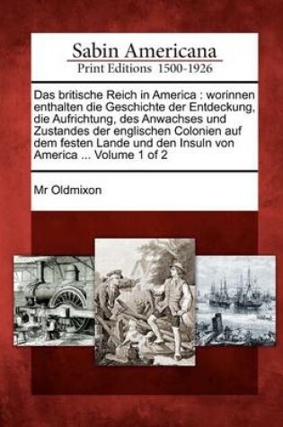 Cover of Das Britische Reich in America