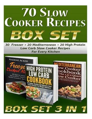 Book cover for 70 Slow Cooker Recipes Box Set.