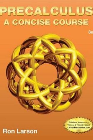 Cover of Precalculus : A Concise Course