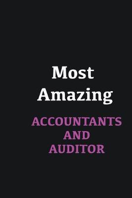 Book cover for Most Amazing Accountants and Auditor