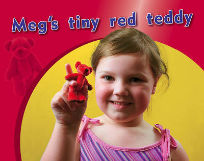 Book cover for Meg's tiny red teddy