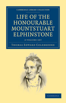 Cover of Life of the Honourable Mountstuart Elphinstone 2 Volume Set