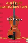 Book cover for Alto Clef Manuscript Paper