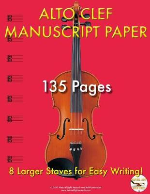 Cover of Alto Clef Manuscript Paper