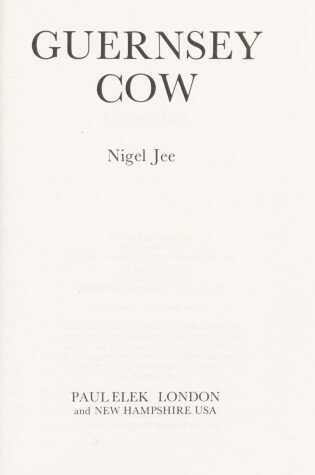 Cover of Guernsey Cow