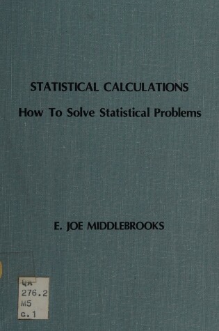 Cover of Statistical Calculations