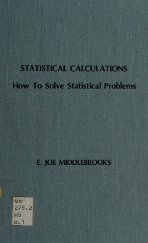 Book cover for Statistical Calculations