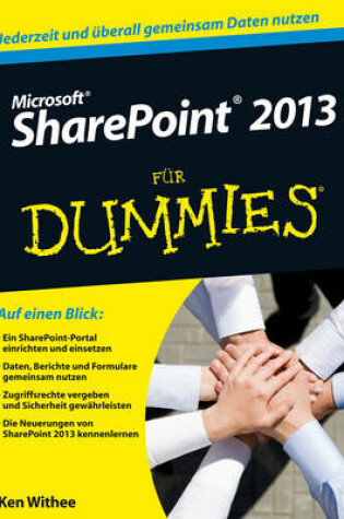 Cover of Microsoft SharePoint 2013 für Dummies