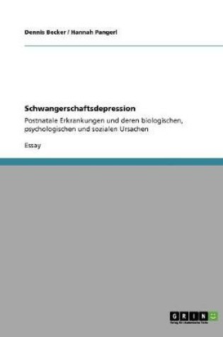 Cover of Schwangerschaftsdepression