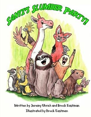 Book cover for Santi's Slumber Party!