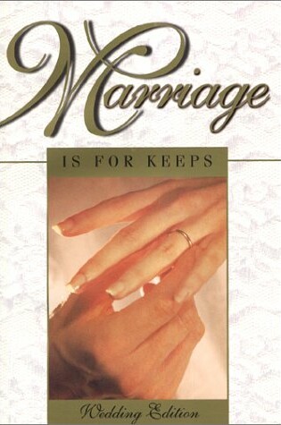 Cover of Marriage is for Keeps