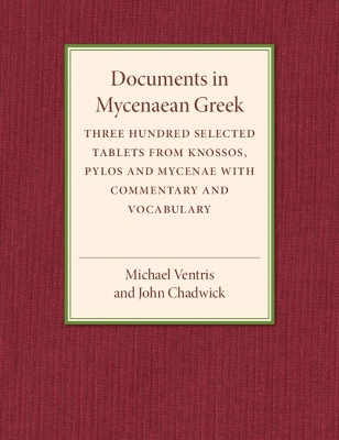 Book cover for Documents in Mycenaean Greek