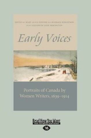 Cover of Early Voices