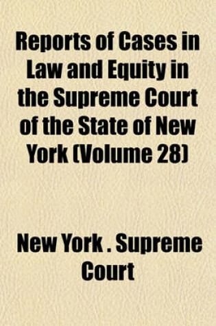 Cover of Reports of Cases in Law and Equity in the Supreme Court of the State of New York Volume 6