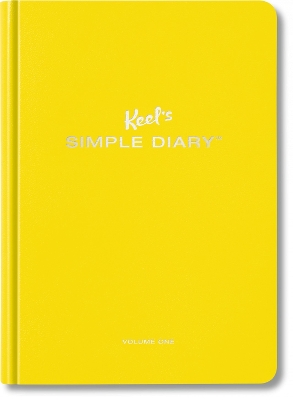 Book cover for Keel's Simple Diary Volume One (yellow)