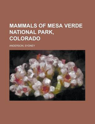 Book cover for Mammals of Mesa Verde National Park, Colorado