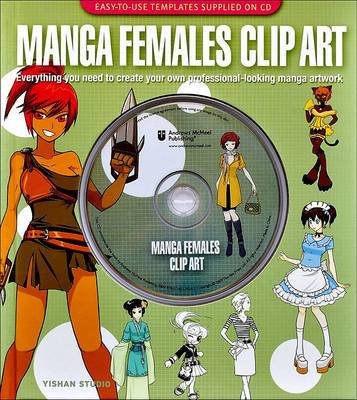 Book cover for Manga Females Clip Art