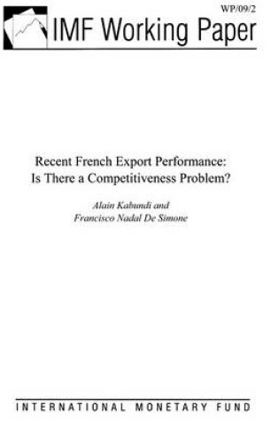 Cover of Recent French Export Performance