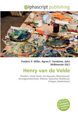 Book cover for Henry Van de Velde