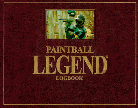 Book cover for Paintball Legend Logbook