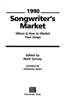 Cover of Songwriter's Market, 1990