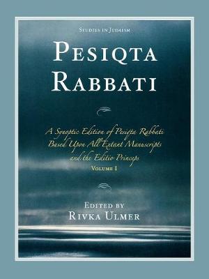 Book cover for Pesiqta Rabbati