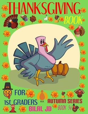 Book cover for Thanksgiving Book for 1st Graders