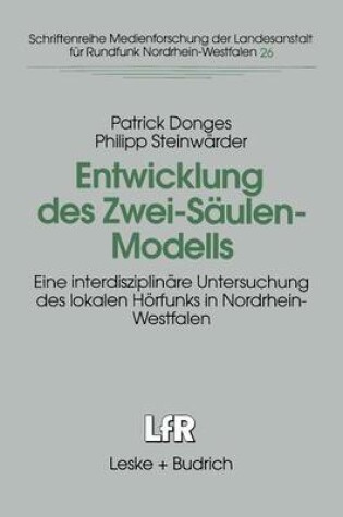 Cover of Entwicklung des Zwei-Säulen-Modells