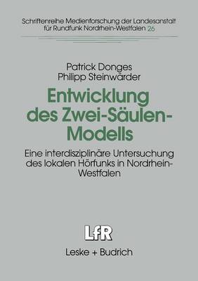 Book cover for Entwicklung des Zwei-Säulen-Modells