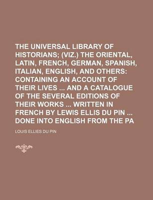 Book cover for The Universal Library of Historians Volume 2