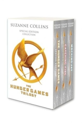 Cover of Hunger Games Trilogy (white anniversary boxed set)