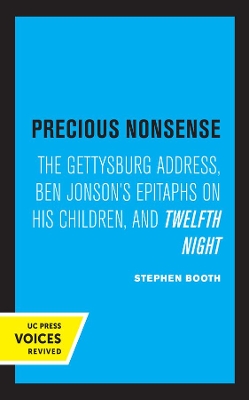 Book cover for Precious Nonsense