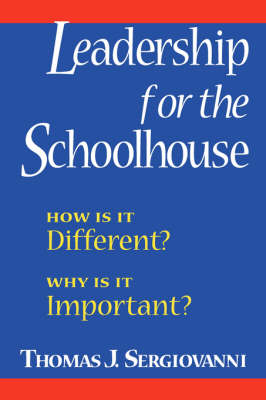 Book cover for Leadership for the Schoolhouse