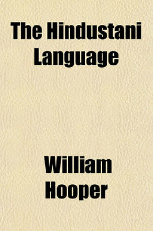 Cover of The Hindustani Language